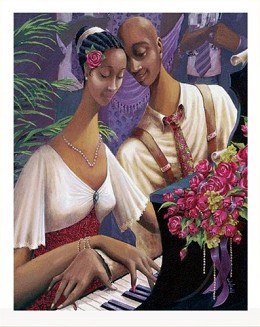 Heart And Soul by John Holyfield Image is watermarked for copyright protection and is not present on the actual art work.