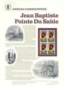 Du Sable-Commemorative Pane by Thomas Blackshear Image is watermarked for copyright protection and is not present on the actual art work.