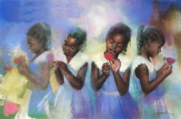 Roses And Sunshine by Brenda Joysmith Image is watermarked for copyright protection and is not present on the actual art work.