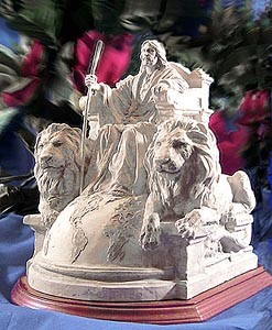 Victorious Lion Of Judah First Issue by C. Michael Dudash Image is watermarked for copyright protection and is not present on the actual art work.