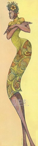 Long Leg Birds Limited Edition by Charles Bibbs Image is watermarked for copyright protection and is not present on the actual art work.
