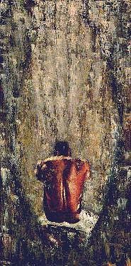 Meditation Giclee by Alonzo Adams Image is watermarked for copyright protection and is not present on the actual art work.