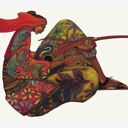 The Music Maker I by Charles Bibbs Image is watermarked for copyright protection and is not present on the actual art work.