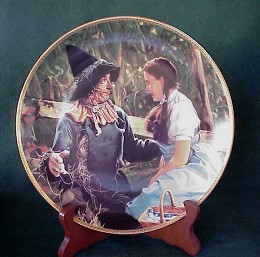 1988 Wizard Of Oz Dorothy Meets The Scarecrow by Thomas Blackshear Image is watermarked for copyright protection and is not present on the actual art work.