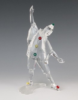 Swarovski Pierrot 1999 by Swarovski Crystal Image is watermarked for copyright protection and is not present on the actual art work.