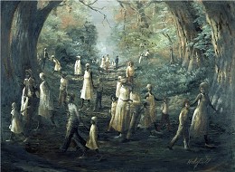 The Righteous Path by John Holyfield Image is watermarked for copyright protection and is not present on the actual art work.