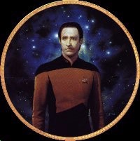Next Generation Crew - Data by Thomas Blackshear Image is watermarked for copyright protection and is not present on the actual art work.