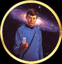 Star Trek Dr. Mccoy 25th Anniversary Plate by Thomas Blackshear Image is watermarked for copyright protection and is not present on the actual art work.