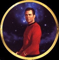 Star Trek Scotty 25th Anniversary Plate by Thomas Blackshear Image is watermarked for copyright protection and is not present on the actual art work.