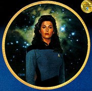 Next Generation Crew - Counselor Troi by Thomas Blackshear Image is watermarked for copyright protection and is not present on the actual art work.