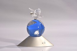 Crystal Planet Vision 2000 by Swarovski Crystal Image is watermarked for copyright protection and is not present on the actual art work.