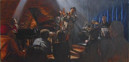 The Undergroundgiclee by Alonzo Adams Image is watermarked for copyright protection and is not present on the actual art work.
