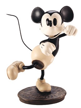 The Delivery Boy Mickey Mouse Hey Minnie, Wanna Go Steppin by WDCC Disney Classics Image is watermarked for copyright protection and is not present on the actual art work.