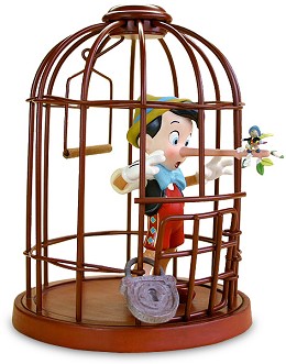 Pinocchio I'll Never Lie Again by WDCC Disney Classics Image is watermarked for copyright protection and is not present on the actual art work.