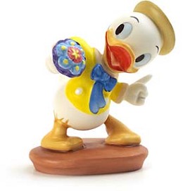 Mr Duck Steps Out Louie Tag Along Trouble by WDCC Disney Classics Image is watermarked for copyright protection and is not present on the actual art work.