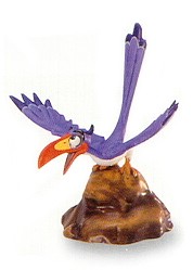 The Lion King Zazu Major Domo by WDCC Disney Classics Image is watermarked for copyright protection and is not present on the actual art work.