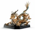 Lladro Great Dragon - Golden Lustre