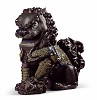 Lladro&nbsp;Oriental Lioness (Black)