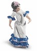 Lladro Juanita Flamenco Dancer Girl Blue