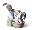 Lladro BASHFUL BATHER