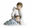 Lladro&nbsp;My Guardian Angel Blue