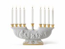 Lladro Menorah Golden Lustre