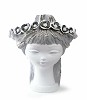 Lladro BUCOLIC HEAD (WHITE And SILVER)