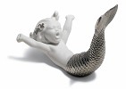 Lladro&nbsp;WAKING UP AT SEA (SILVER RE-DECO)
