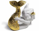 Lladro&nbsp;PLAYING AT SEA (GOLDEN RE-DECO)
