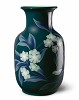 Lladro Bell Flower Vase Green