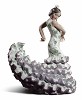 Lladro Flamenco Flair Woman Green and Purple