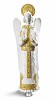 Lladro&nbsp;ROMANESQUE ANGEL (WHITE-GOLDEN)