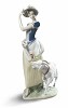 Lladro Young Shepherdess Woman