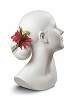 Lladro&nbsp;Lily with Flowers Woman Bust