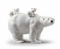 Lladro Mummy Bear and Babies