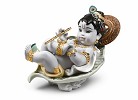 Lladro Krishna on Leaf