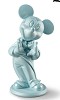 Lladro Mickey Mouse Figurine Blue