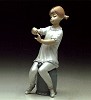 Lladro Girl Manicuring 1971-85