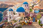 Thomas Kinkade Disney&nbsp;Mickey and Minnie in Greece