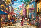 Thomas Kinkade Disney&nbsp;Mickey and Minnie in Mexico