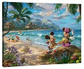 Thomas Kinkade Disney&nbsp;Mickey and Minnie in Hawaii