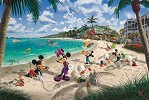Thomas Kinkade Disney&nbsp;Mickey and Minnie in Florida