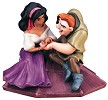 WDCC Disney Classics The Hunchback Of Notre Dame Esmerelda And Quasimodo Not A Single Monster LinePorcelain Figurine