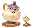 WDCC Disney Classics Beauty And The Beast Mrs. Potts And ChipPorcelain Figurine