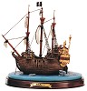 WDCC Disney Classics Peter Pan Captain Hook Ship Jolly RogerPorcelain Figurine