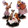 WDCC Disney Classics Lady And The Tramp Joe, Tramp, Lady &  Tony Bella NottePorcelain Figurine