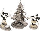 WDCC Disney Classics Mickey's Orphans Mickey, Minnie & Christmas Tree Hooray For The Holidays