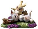 WDCC Disney Classics Bambi Thumper & Miss Bunny Twitterpated In The SpringtimePorcelain Figurine