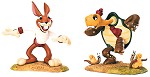 WDCC Disney Classics The Tortoise And The Hare Max Hare & Toby TortoisePorcelain Figurine