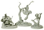 WDCC Disney Classics Tarzan Tantor and, Terk Maquettes (matched numbered Set)Porcelain Figurine